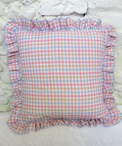Cushion cover frilled - cover,,